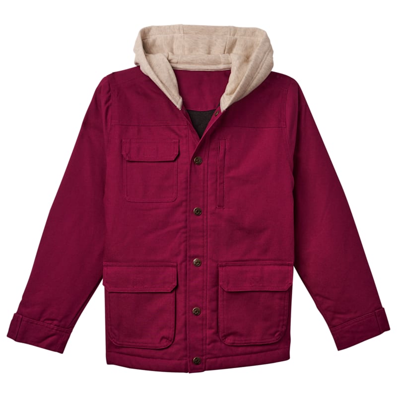 Bass Pro Shops Snap-Front Hooded Work Jacket for Kids