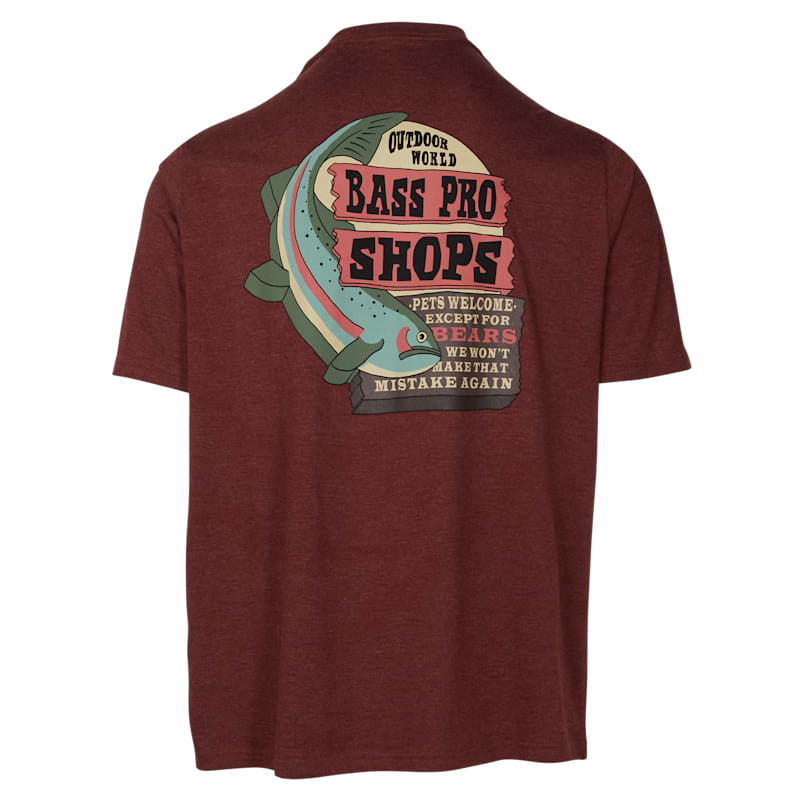 Bass Pro Shops Lodge Sign Short-Sleeve T-Shirt for Men