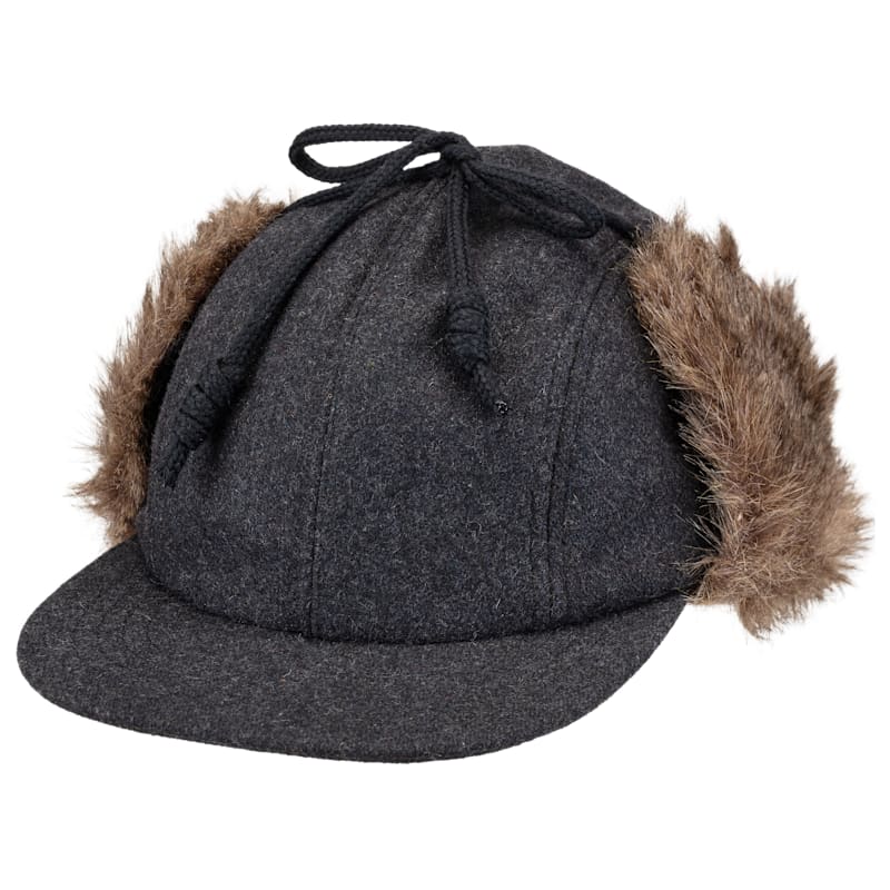 Kanut Sports Wool-Blend Faux-Fur Cap