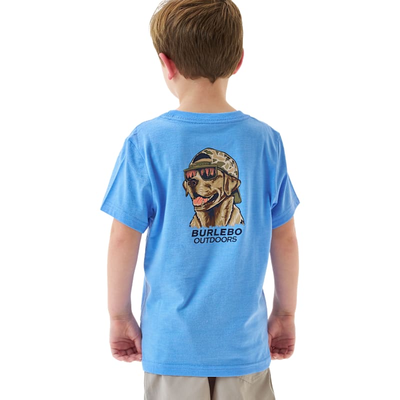 BURLEBO Mallard Dog Short-Sleeve T-Shirt for Kids