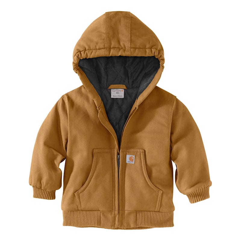 Carhartt Canvas Insulated Hooded Active Jacket for Toddlers
