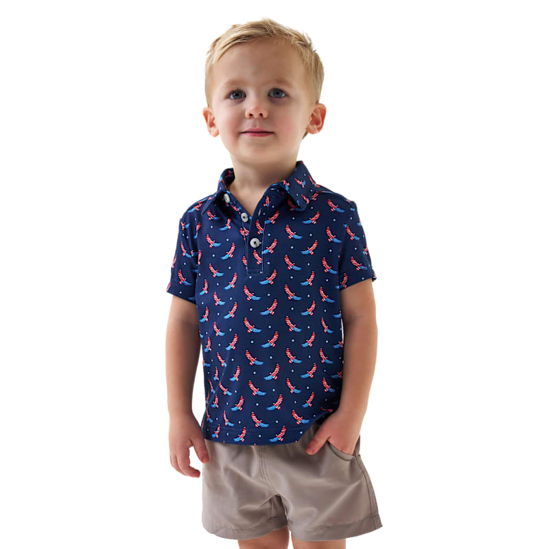 BURLEBO Performance Polo for Toddlers