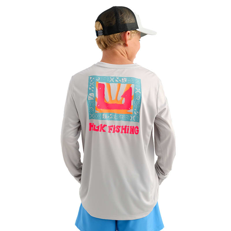 Huk Pursuit Sun Long-Sleeve Crew for Kids