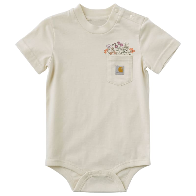 Carhartt Garden Pocket Short-Sleeve Bodysuit for Babies
