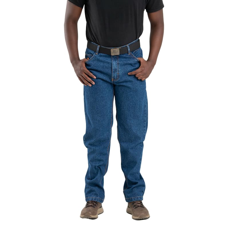 Berne Flame-Resistant Denim 5-Pocket Jeans for Men