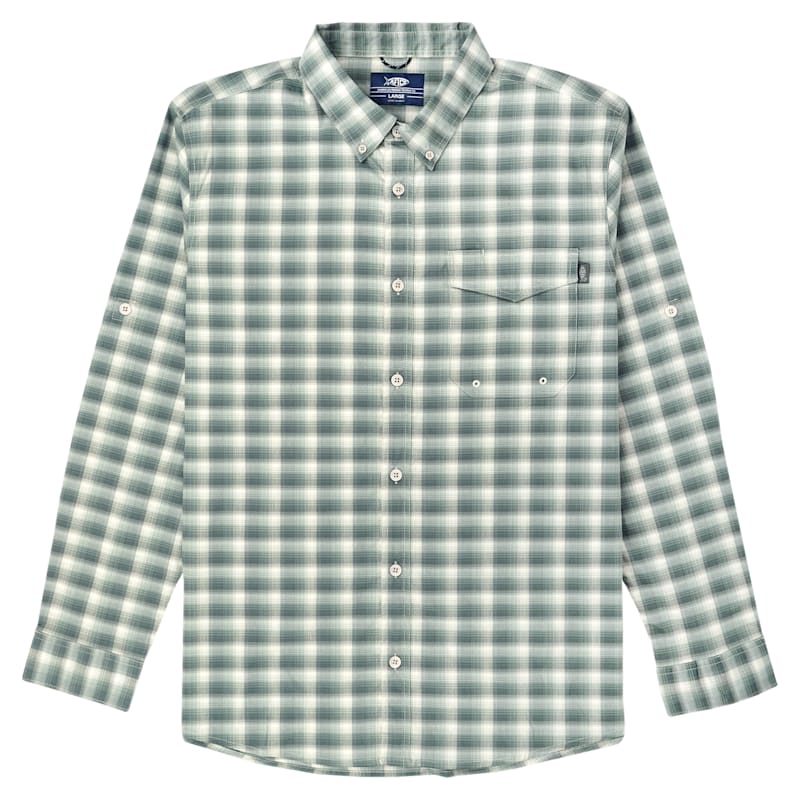 AFTCO Portside Long-Sleeve Fishing Shirt for Men