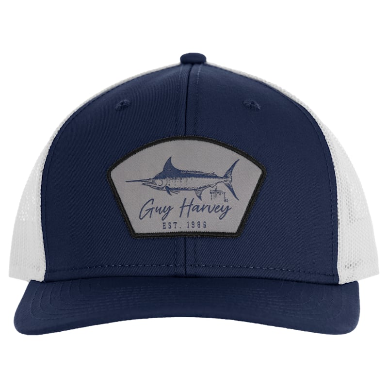 Guy Harvey Cali Vibes Patch Mesh-Back Trucker Cap
