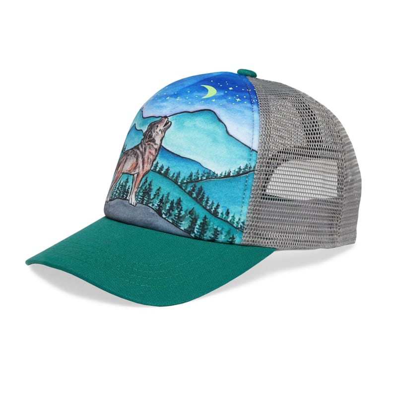 Sunday Afternoons Lone Wolf Trucker Cap for Kids