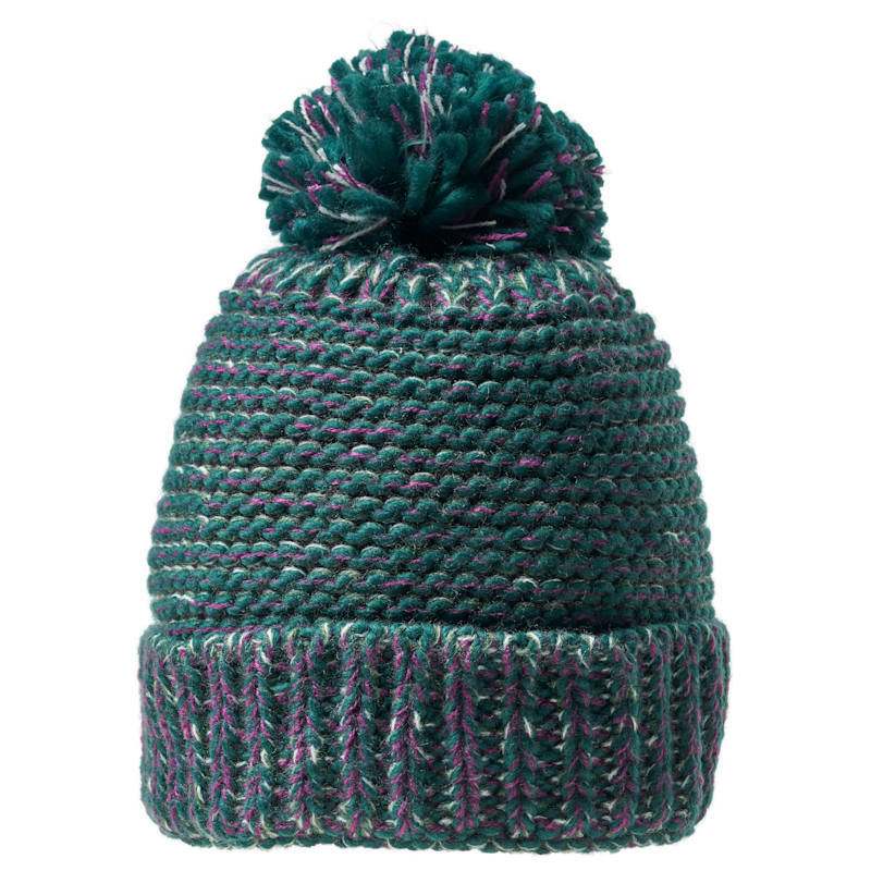 Grand Sierra Multi-Colored Knit Pom-Pom Beanie for Kids