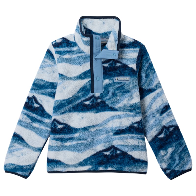 Columbia Helvetia II Printed Fleece Half-Snap Pullover for Kids