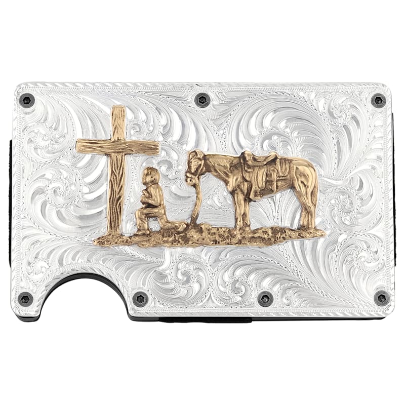Montana Silversmiths Christian Cowboy Credit Card and Cash Case
