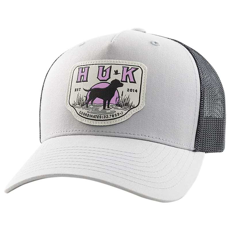Huk Lab Patch Snapback Trucker Cap for Kids