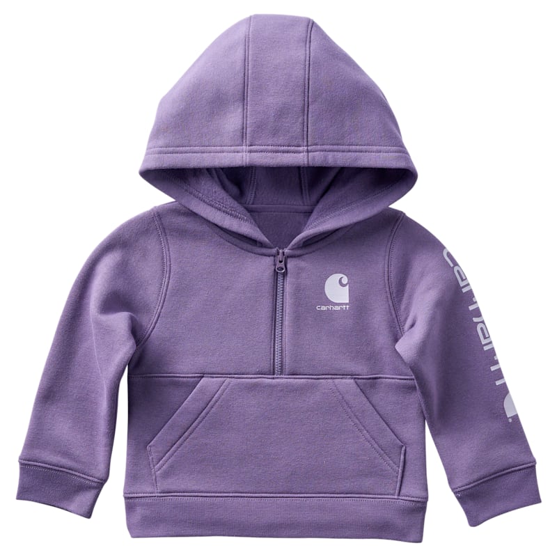 Carhartt Cozy Fleece Half-Zip Hoodie for Toddlers