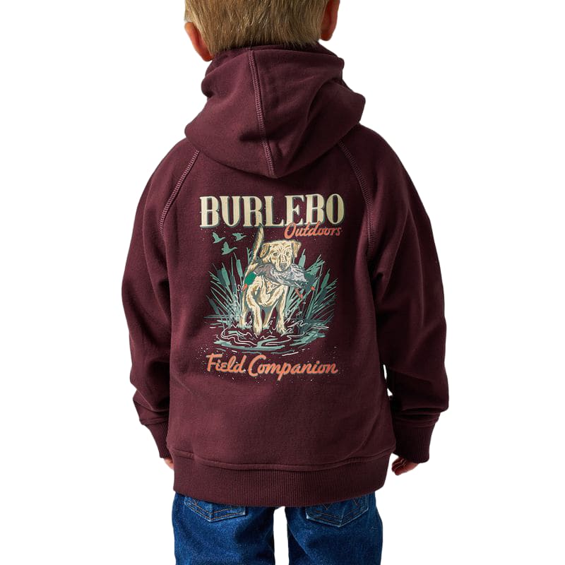 BURLEBO Outdoors Field Companion Fleece Hoodie for Kids