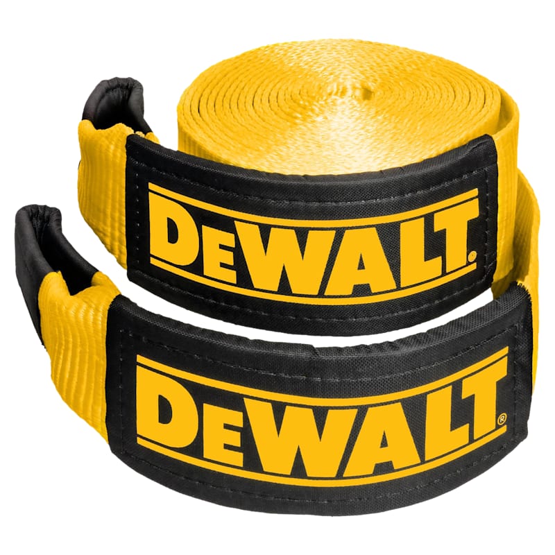 DeWalt 30' Heavy-Duty 40,000-Lb. Looped-End Recovery Strap
