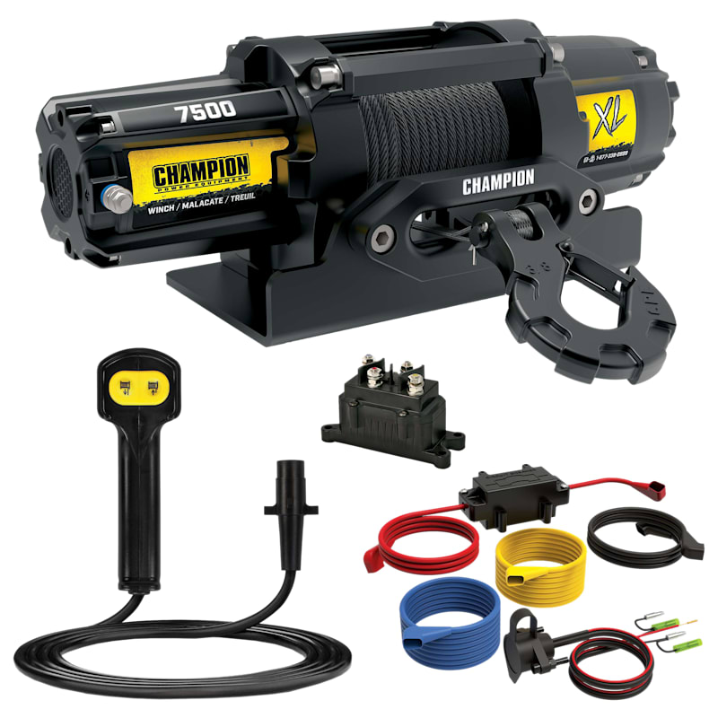 Champion Power Equipment 7500-lb. XL Winch Kit