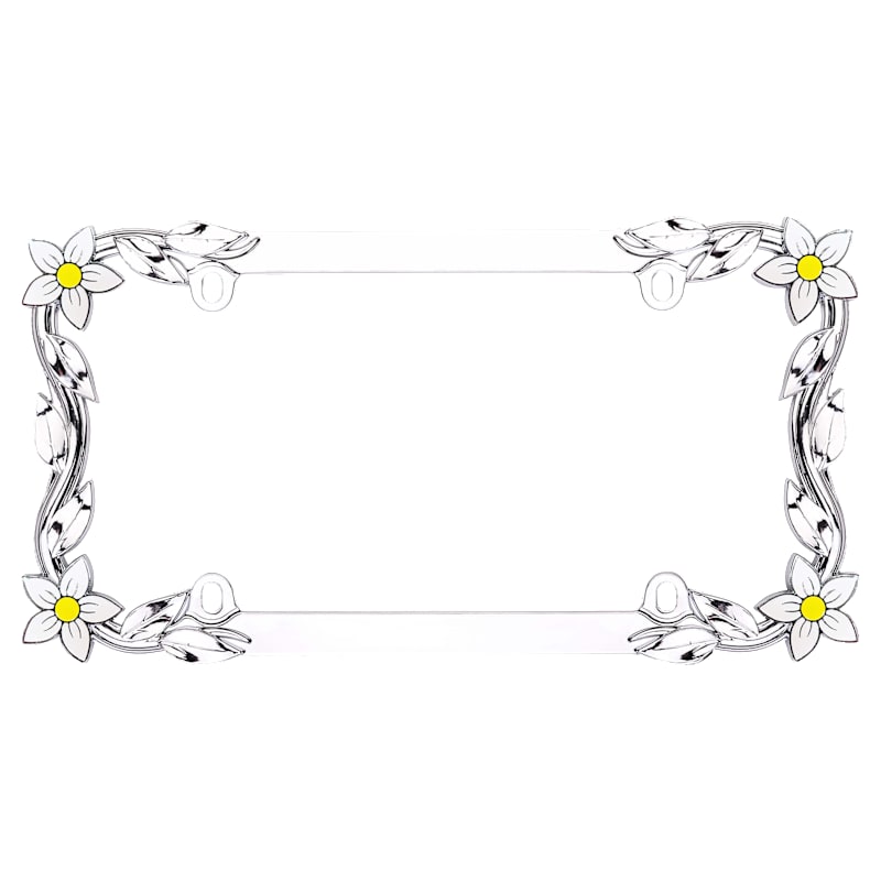Cruiser Accessories Daisy License-Plate Frame