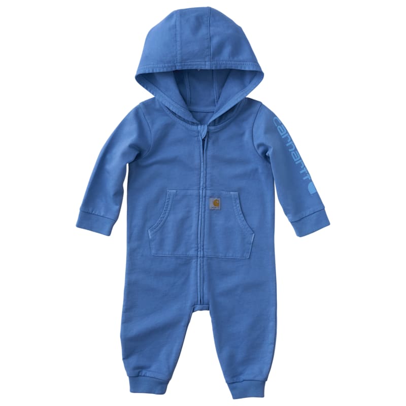 Carhartt French Terry Long-Sleeve Full-Zip Hooded Coveralls for Babies