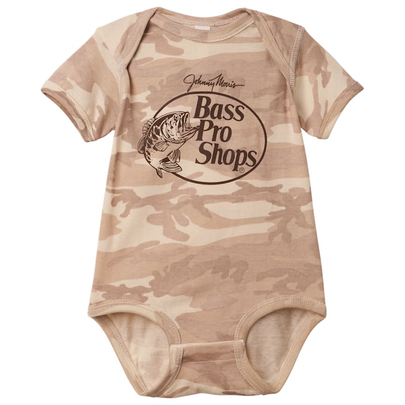 Bass Pro Shops Original Logo Short-Sleeve Bodysuit for Babies