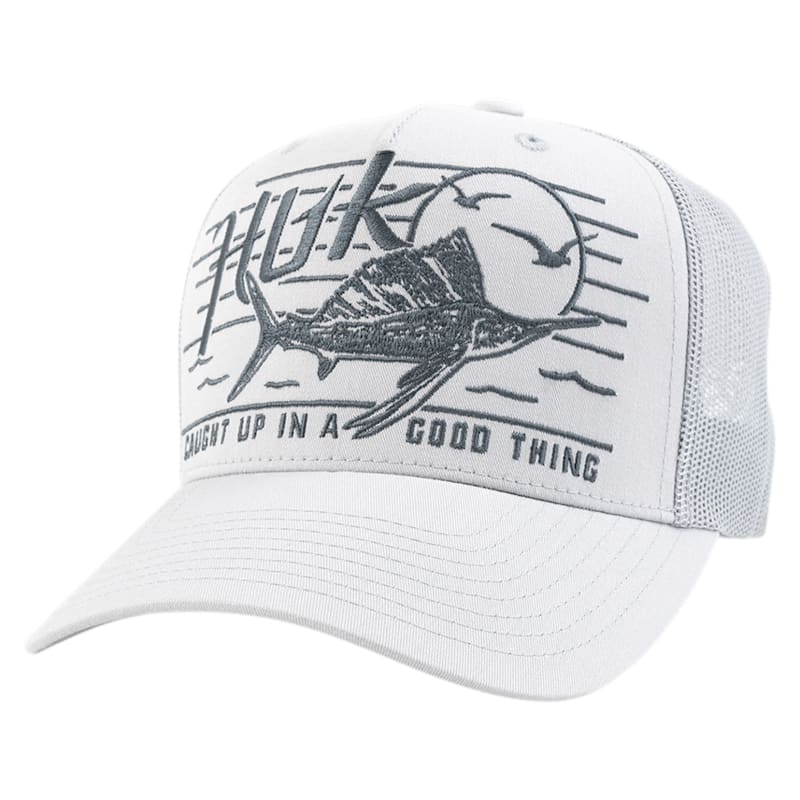 Huk Caught Up Mesh Back Snapback Trucker Cap