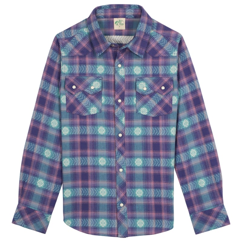 Bass Pro Shops Western Long-Sleeve Snap-Down Shirt for Kids