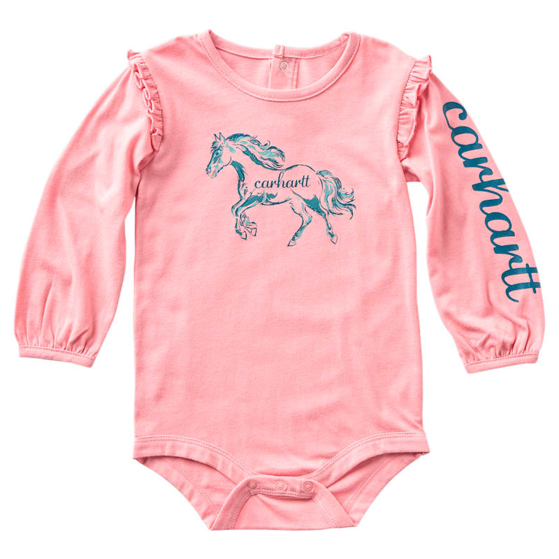 Carhartt Mare Graphic Ruffled Long-Sleeve Bodysuit for Babies