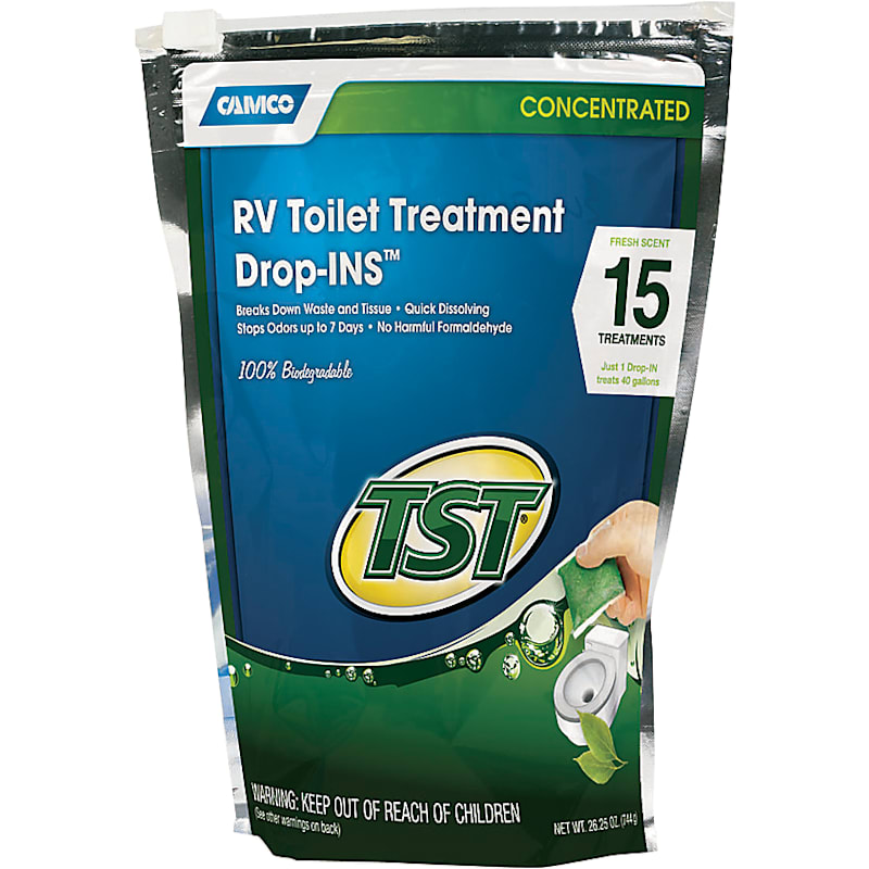 Camco RV TST Toilet Treatment Drop-Ins 15-Pack