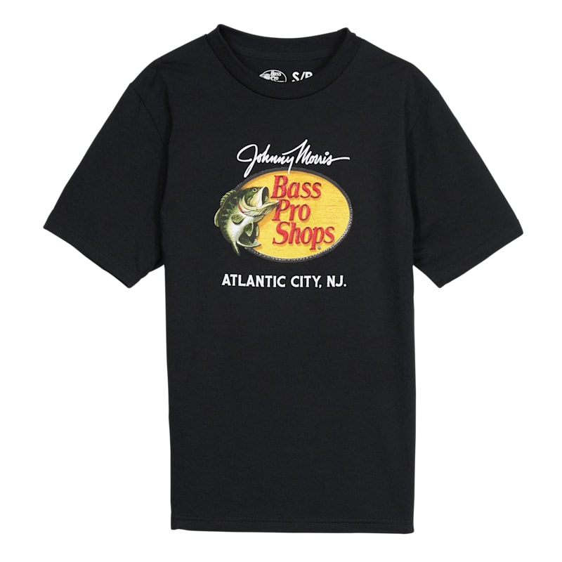 Bass Pro Shops Atlantic City Woodcut Logo Short-Sleeve T-Shirt for Kids