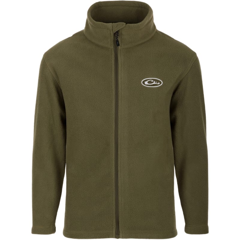 Drake Youth Camp Fleece Full Zip Pullover