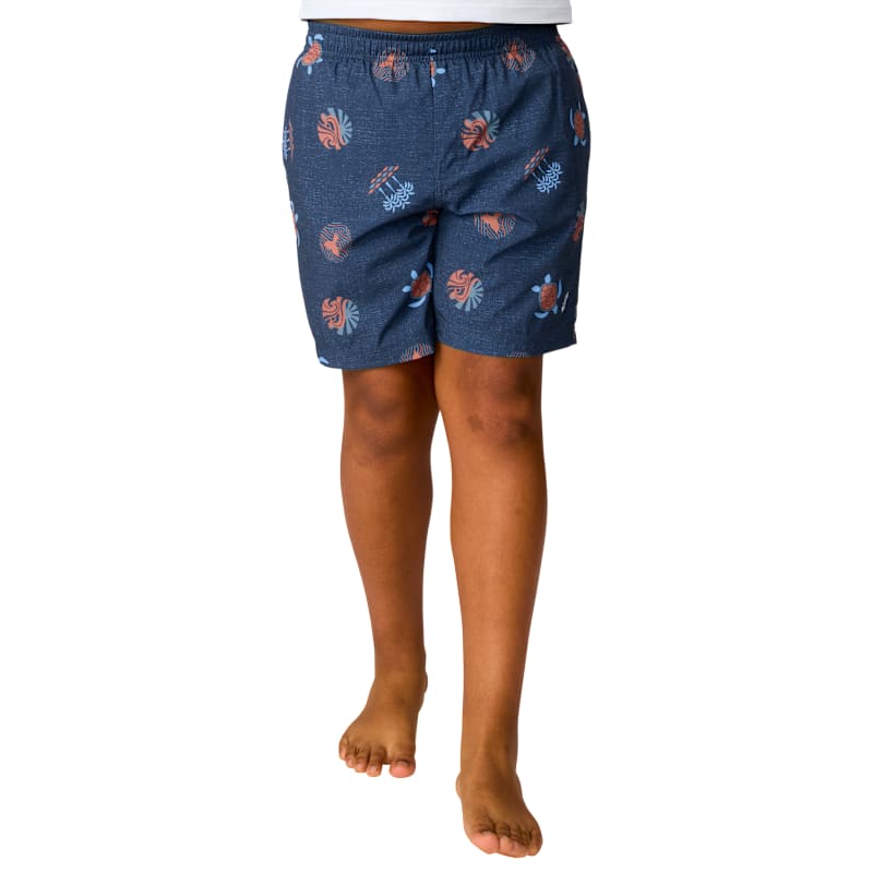 Free Country Elastic-Waist Swim Trunks for Toddlers