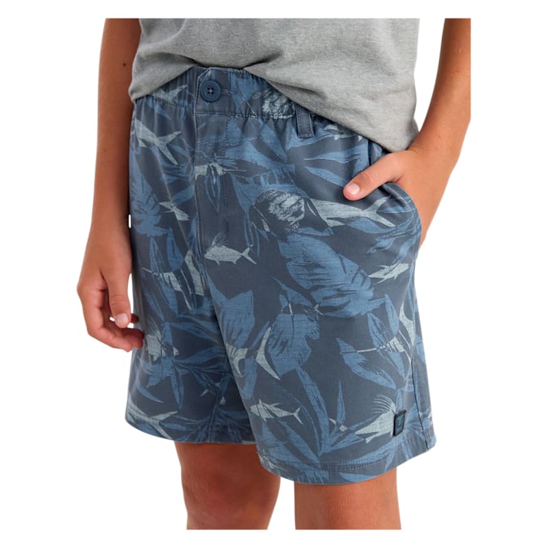 Huk Shoreside Printed Short For Kids