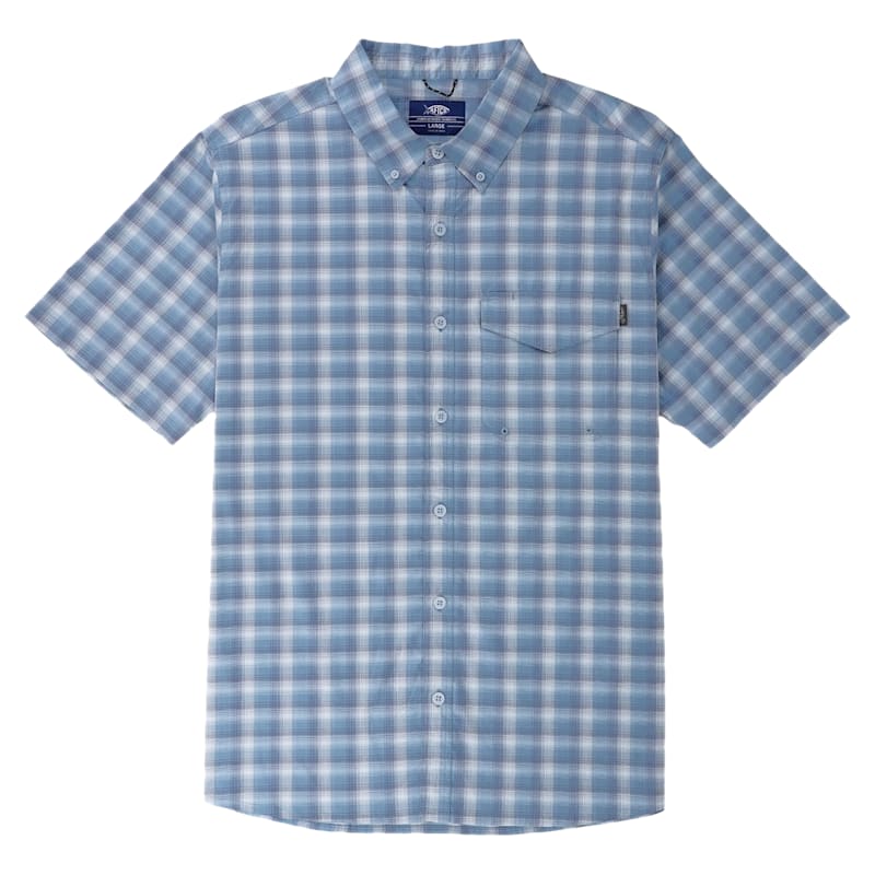 AFTCO Portside Tech Vented Short-Sleeve Fishing Shirt for Men