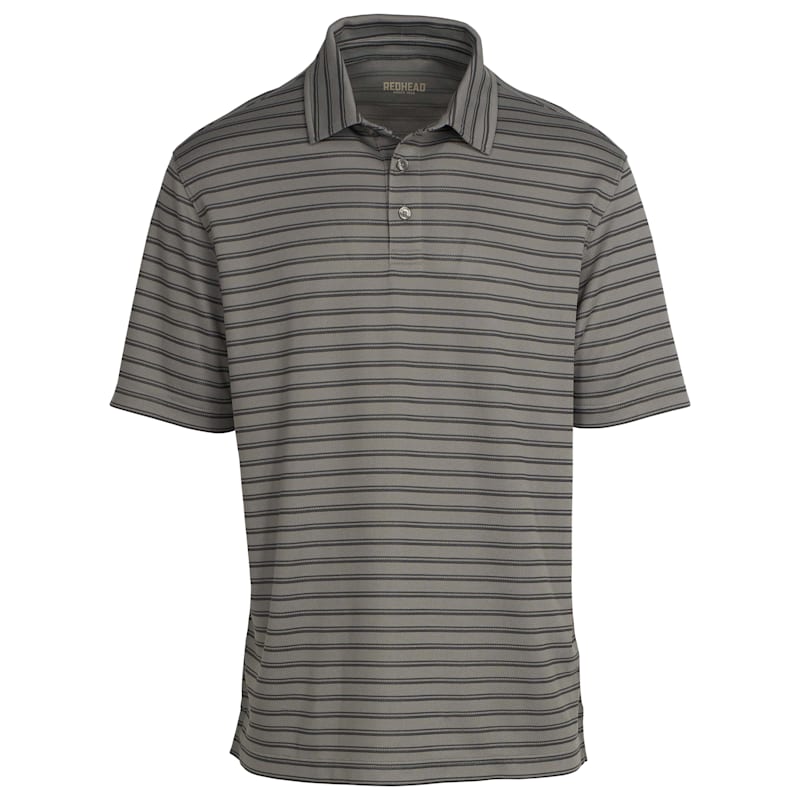 RedHead Short-Sleeve Striped Polo for Men