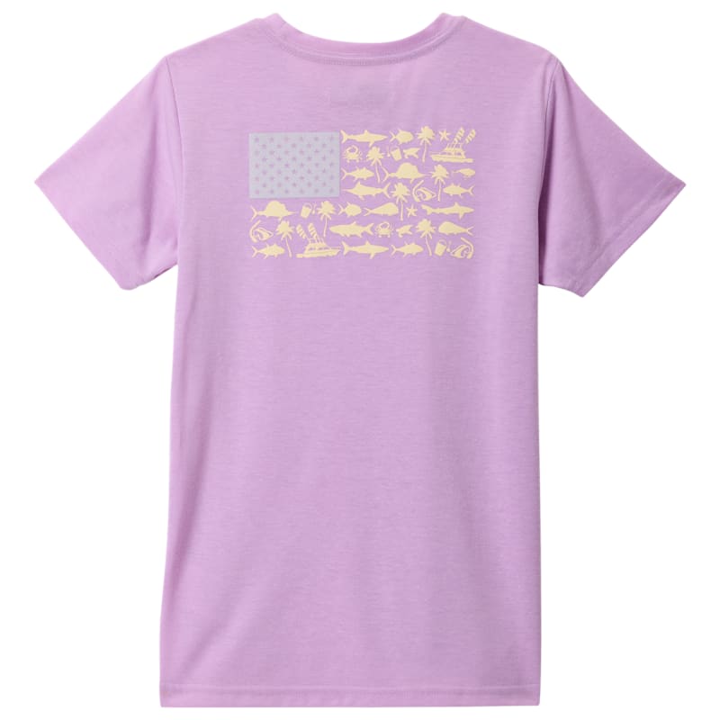 Columbia PFG Fish Flag Short-Sleeve T-Shirt for Kids