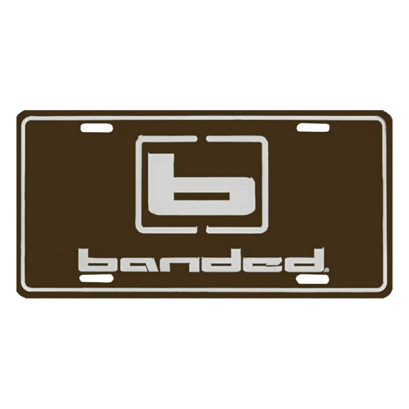 Banded License Plate