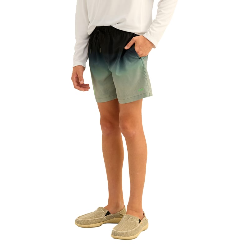 Huk Pursuit Graphic Volley Shorts for Boys