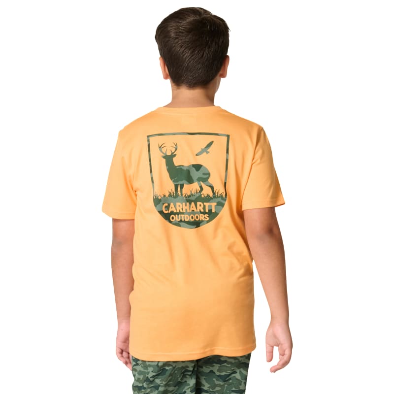 Carhartt Camo Deer Short-Sleeve T-Shirt for Kids
