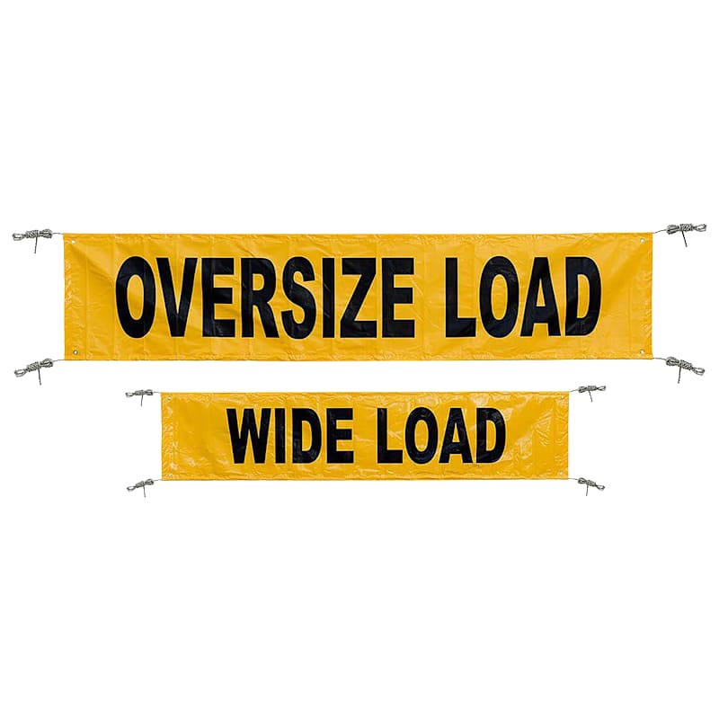 Erickson Wide/Oversized Load Banner with Grommets