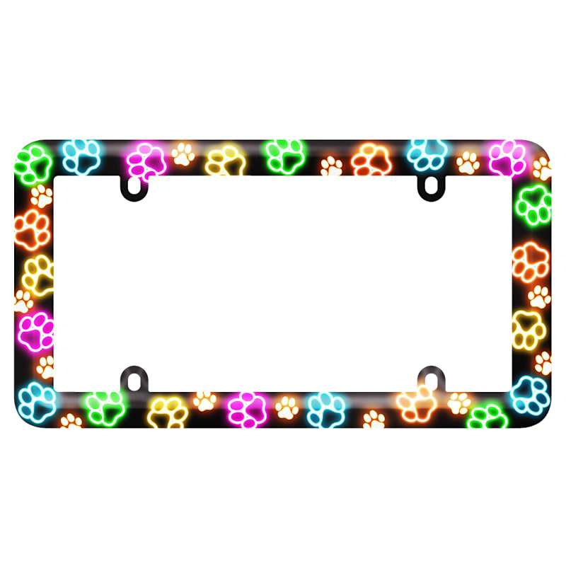 Cruiser Accessories Paws Bold Graphics License-Plate Frame