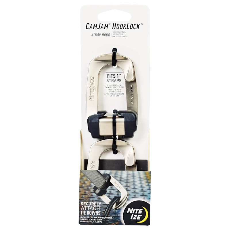 Nite Ize CamJam HookLock Strap Hook 2-Pack