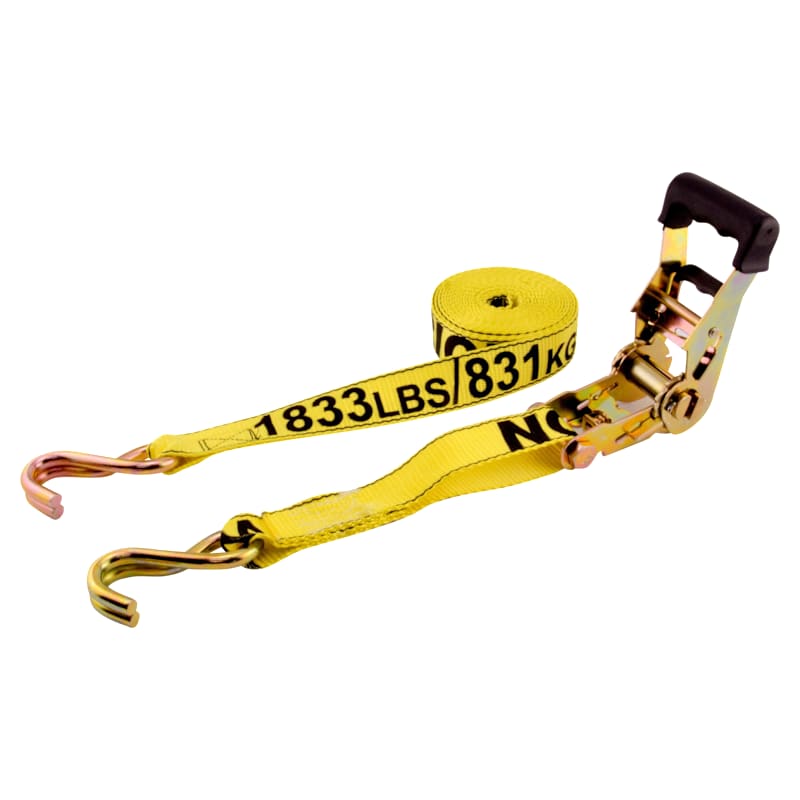 Erickson 5500-Lb. Ratcheting Tie-Downs with J-Hooks 2-Pack