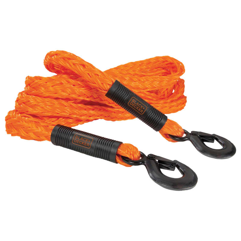 Black+Decker 14' Light-Duty Clip-End Tow Rope
