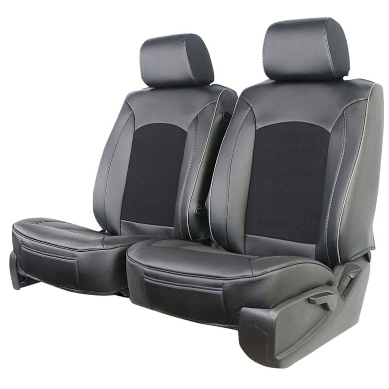Aegis Leatherette Suede Perforated Seat Covers