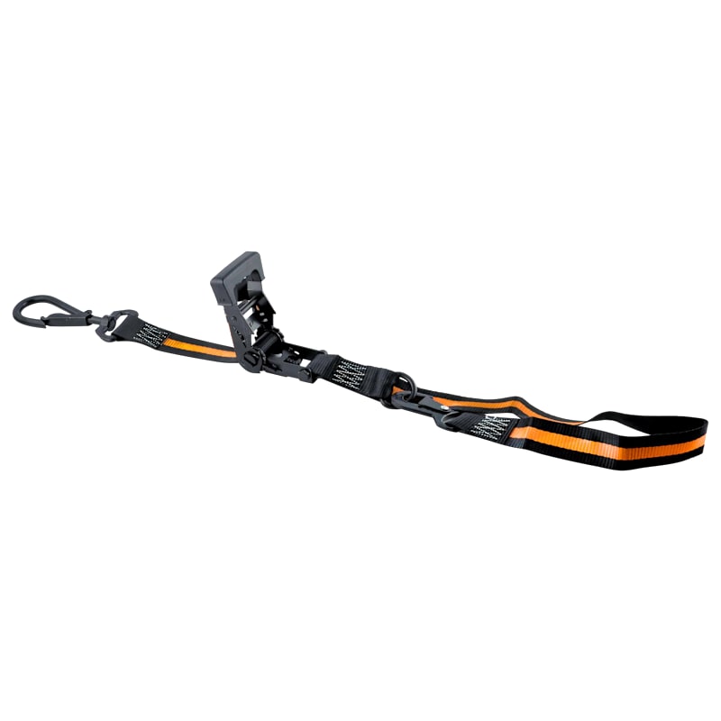 Erickson 2,000-Lb. Ratchet Strap with Large Swivel Hook 2-Pack