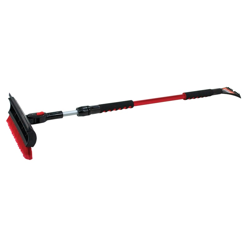 EMSCO Bigfoot 60" Telescoping Snowbrush with Scraper and Foam Comfort Grip
