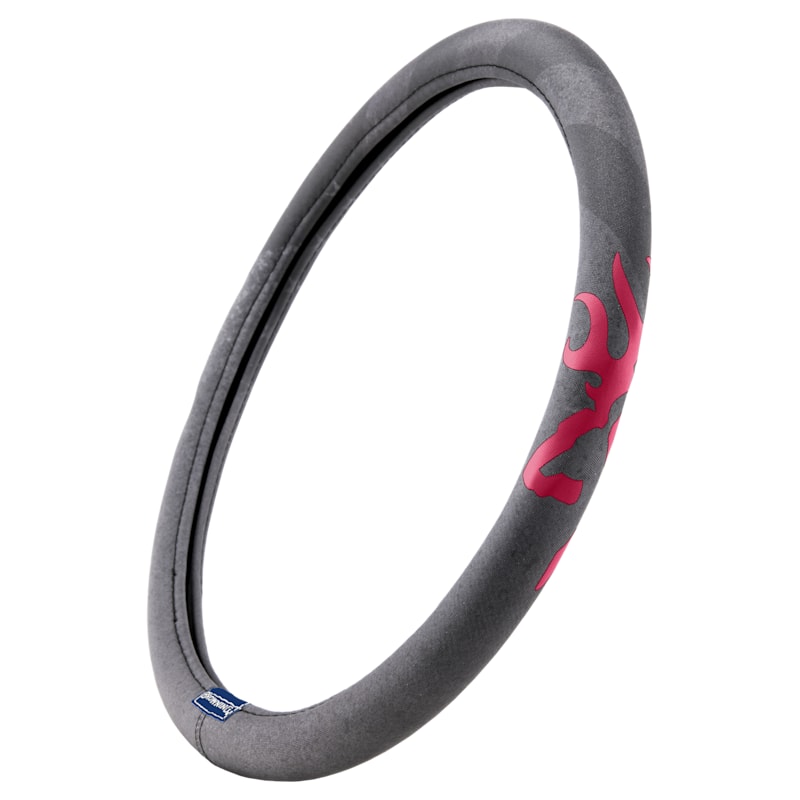 Browning Buckmark Traditional Flag Steering Wheel Cover