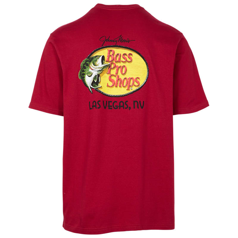 Bass Pro Shops Vegas Woodcut Logo Short-Sleeve T-Shirt for Men