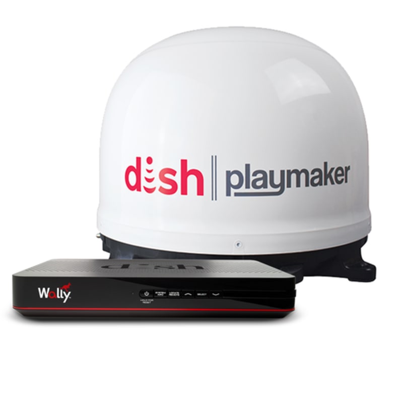 DISH Outdoors DISH Playmaker TV Satellite Antenna and Wally HD Receiver Bundle