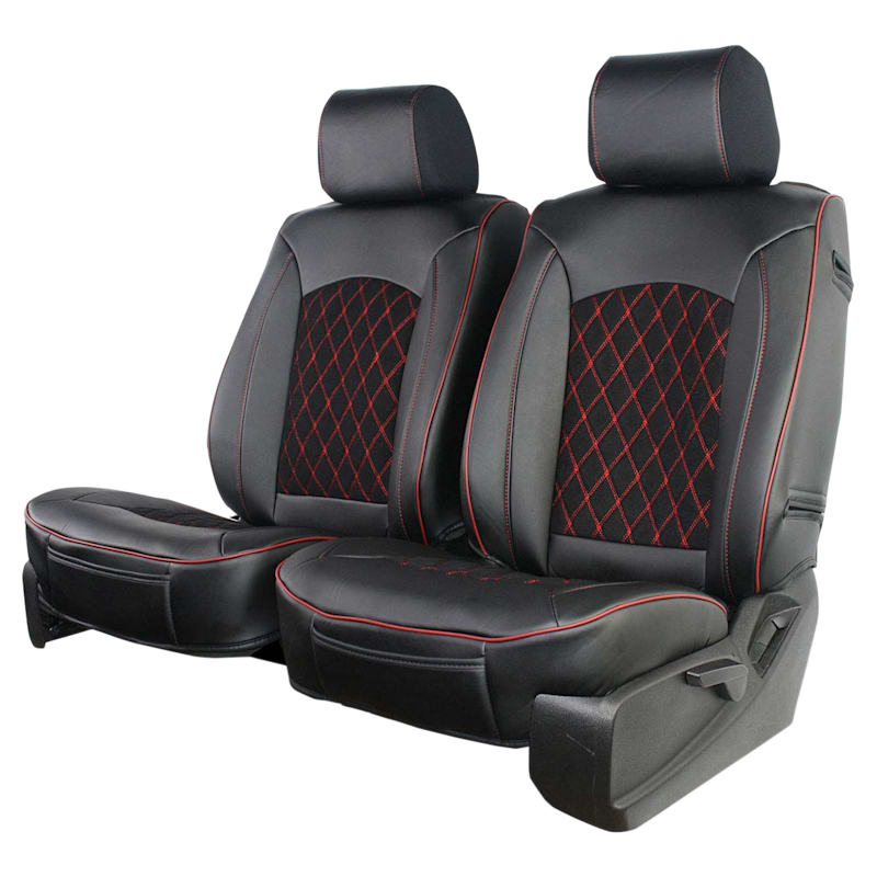 Aegis Leatherette Suede Diamond Seat Covers