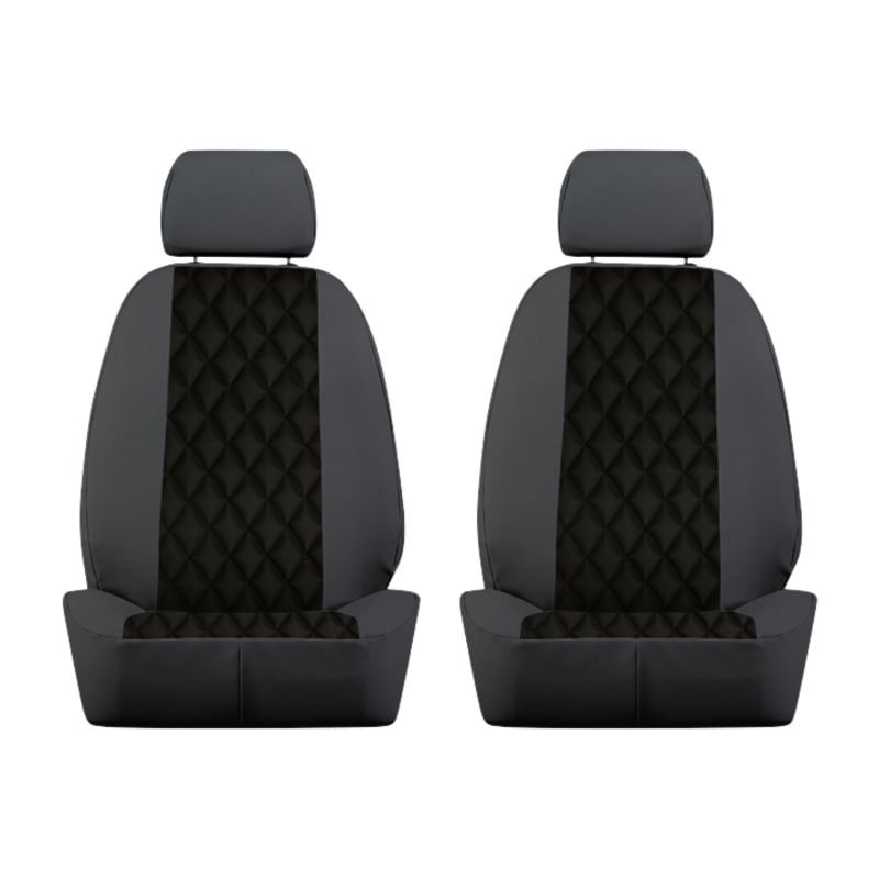 Ruff Tuff Sof-Touch Diamond-Quilt Seat Covers with Sof-Touch Trim